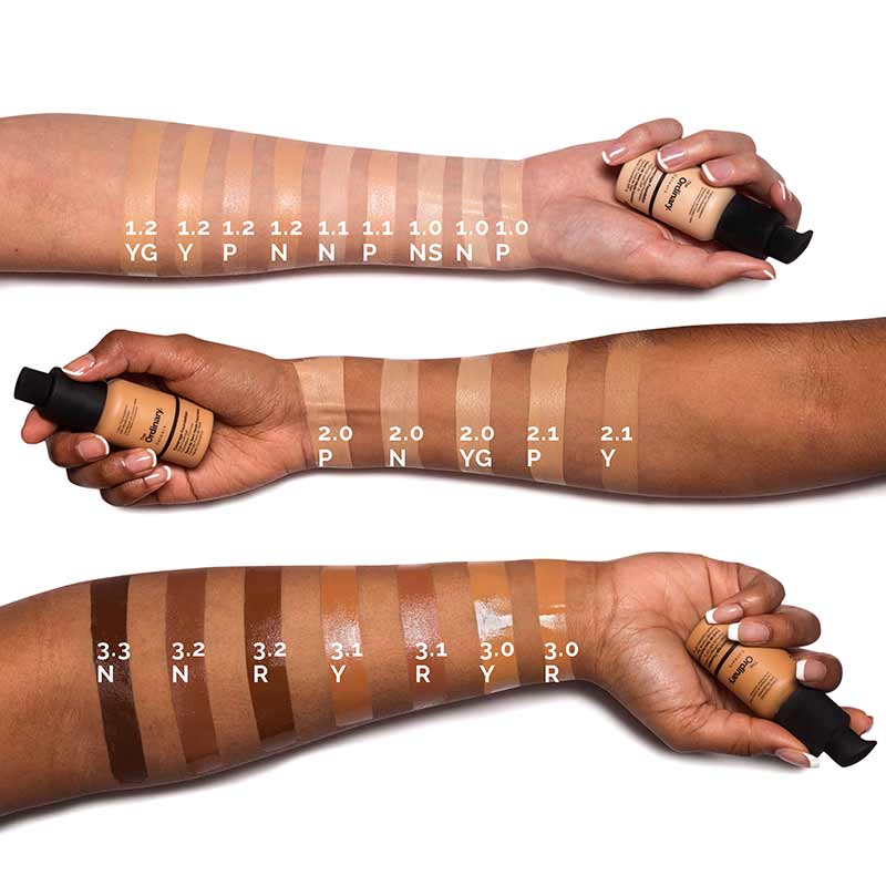 The Ordinary Coverage Foundation 1.2 YG 30ml - 3 pack - Image 3
